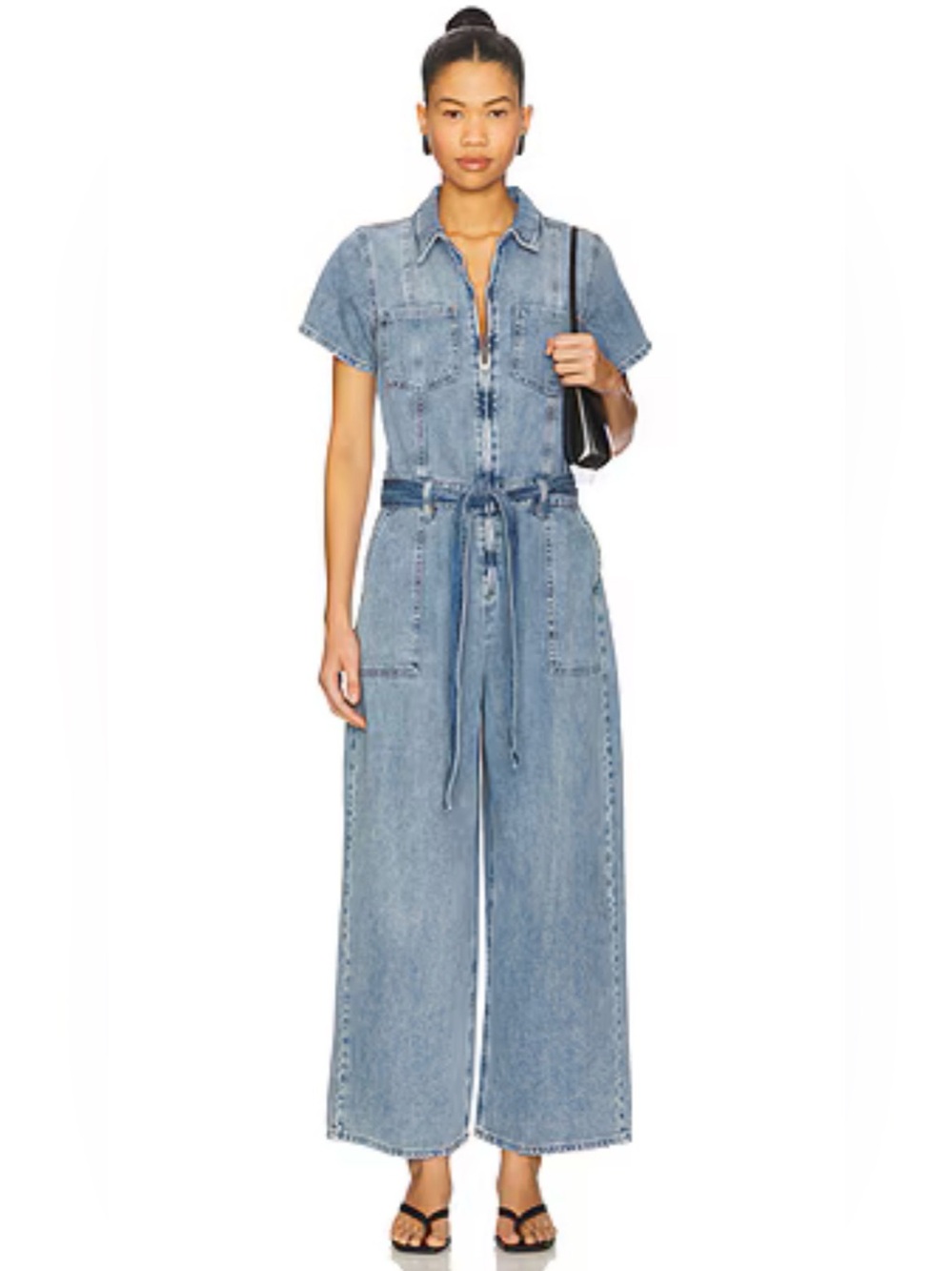 Good American - Fit For Success Denim Jumpsuit
